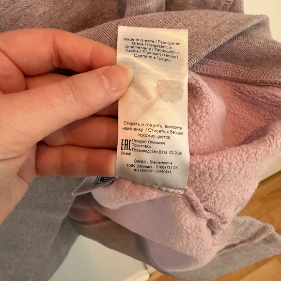 Ganni Women's Essential Crewneck size S/M - Picture 6 of 10